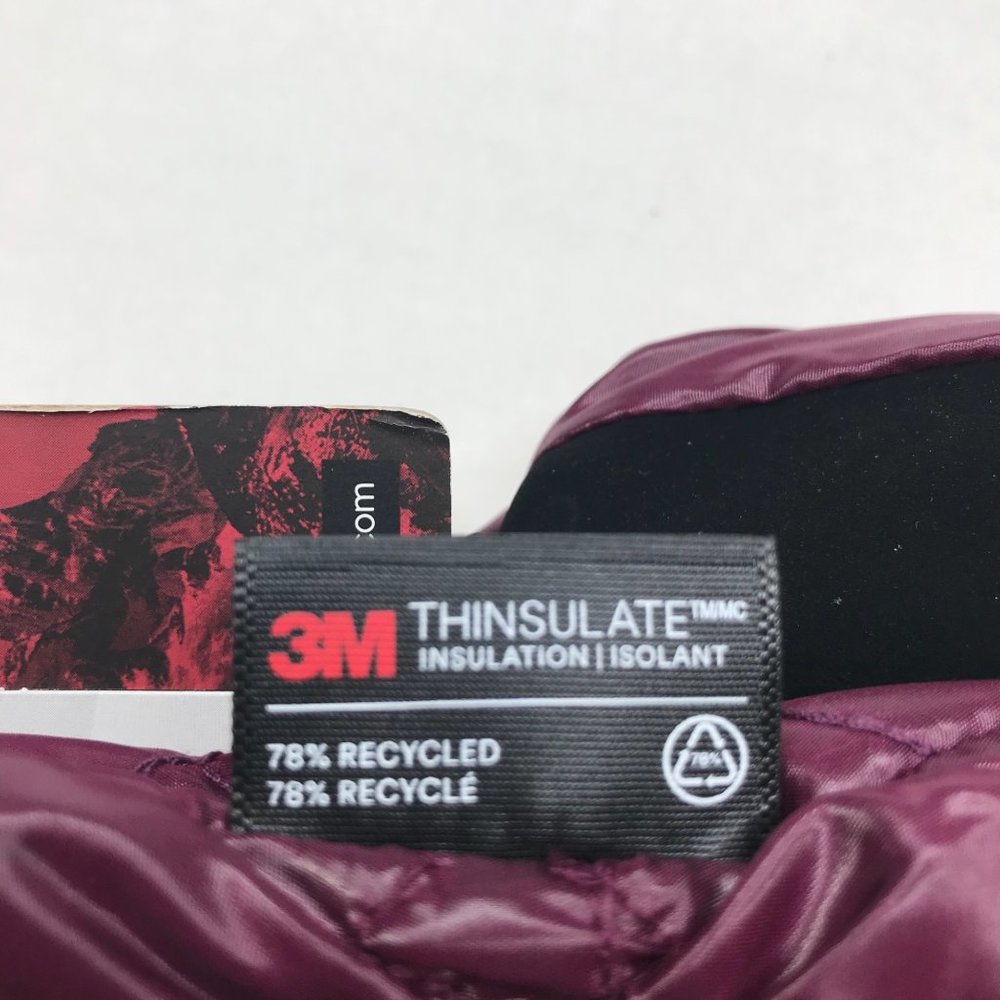 Swiss Tech Quilted Ski Mitten Purple Size Small/Medium New - Picture 8 of 12